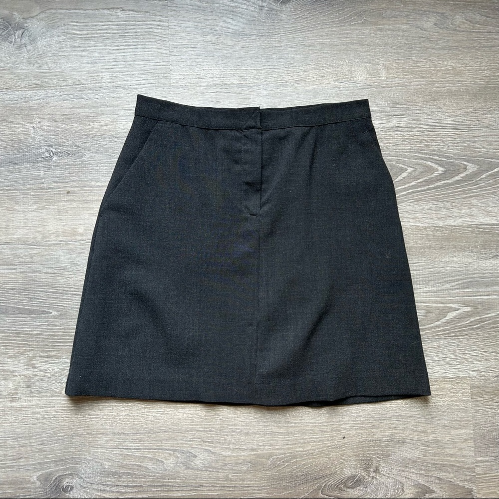 Gray Mini Skirt - Picture 3 of 4